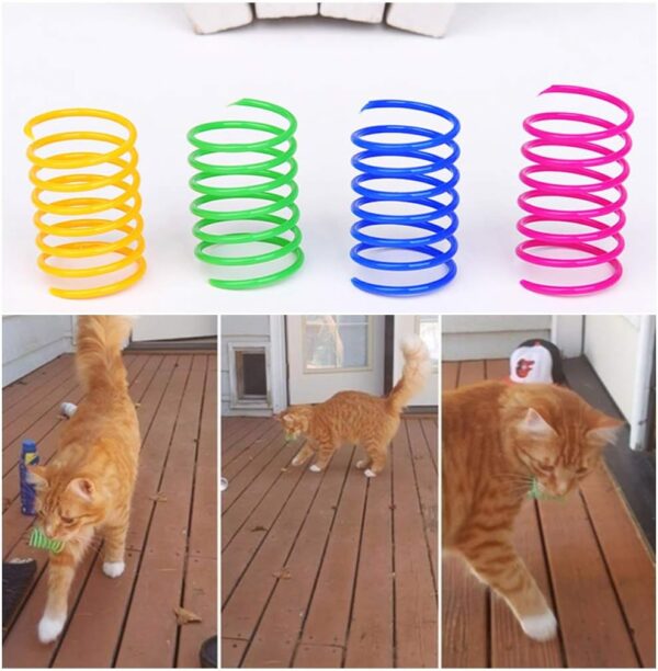 Andiker Cat Spiral Spring, 12 Pc Cat Creative Toy