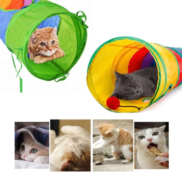 Andiker Cat Tunnel, Cat Tubes for Indoor Cats