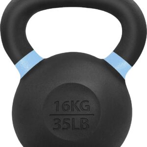 Powder Coated Cast Iron Kettlebell Strength Training Kettlebells Weight Set