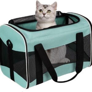 Cat Carrying Case Pet Dog Carrier Soft-Sided Cat Bag Airline Approved